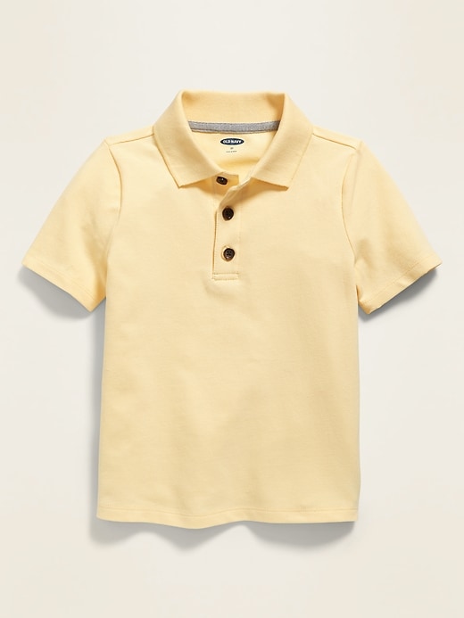 View large product image 1 of 2. Built-In Flex Pique Polo for Toddler Boys