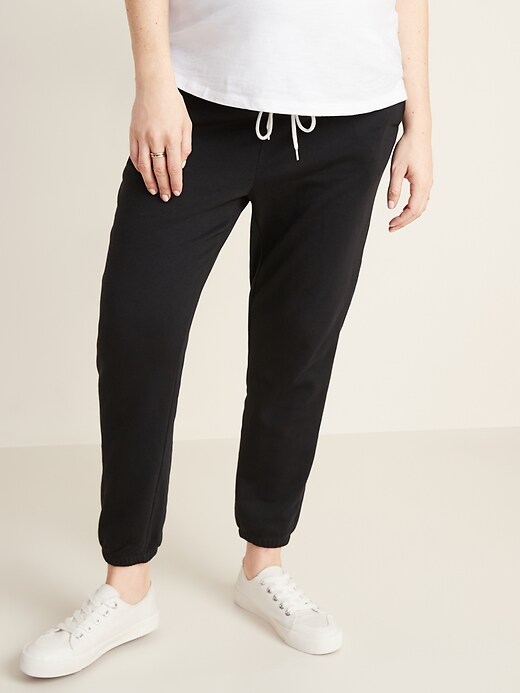 View large product image 1 of 3. Maternity French Terry Joggers
