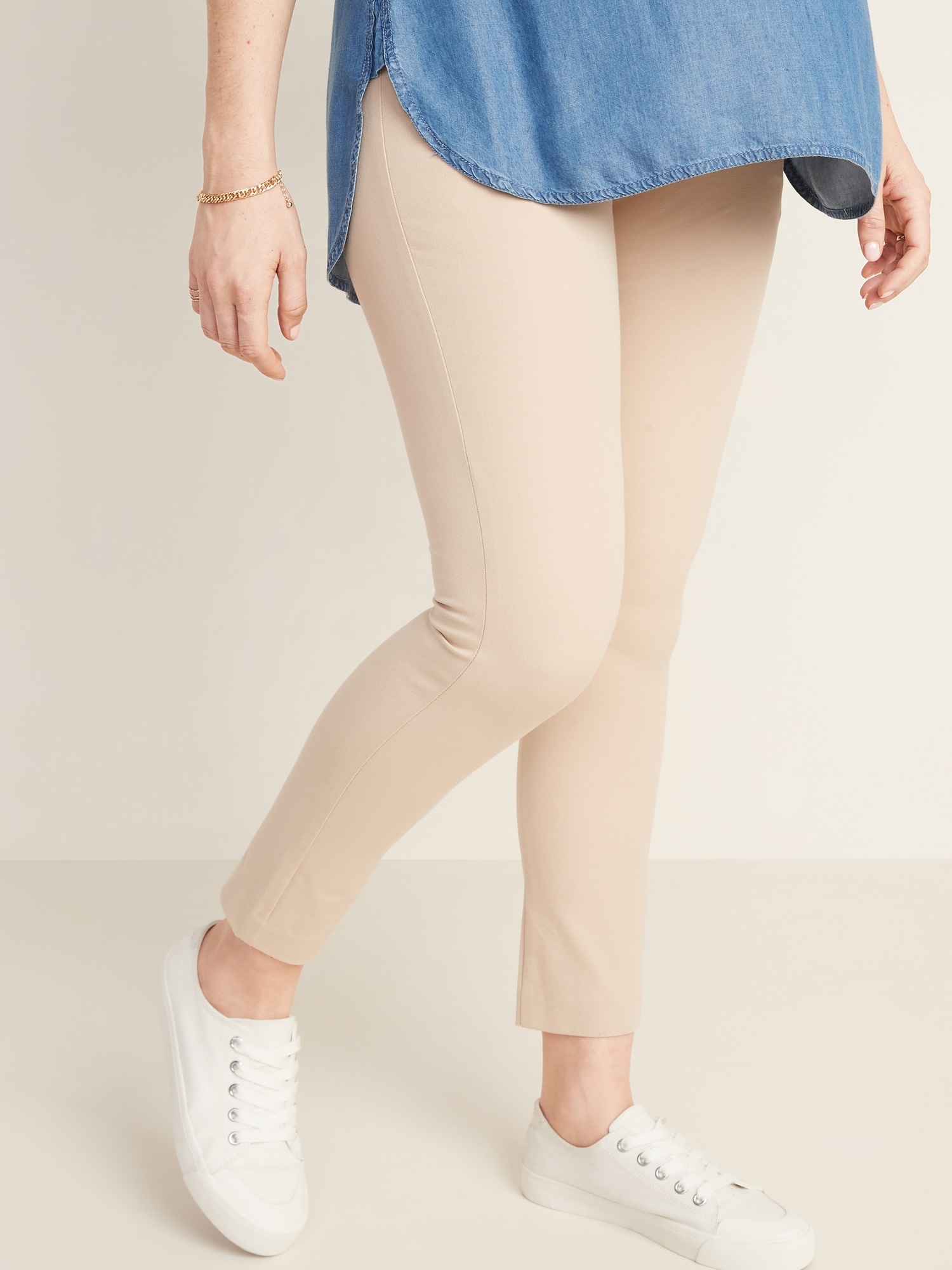 Old Navy Maternity Full Panel Stevie Skinny Ankle Pants – Search By Inseam