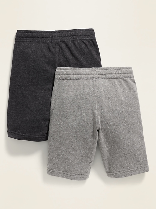 View large product image 2 of 2. French-Terry Jogger Shorts 2-Pack For Boys