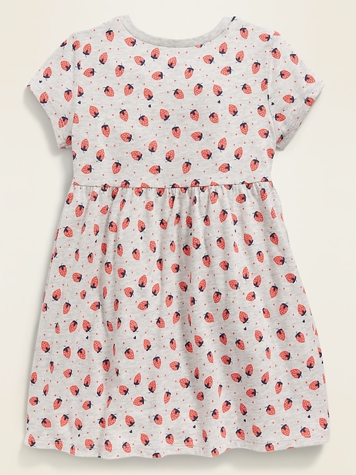View large product image 2 of 3. Printed Fit & Flare Dress for Toddler Girls
