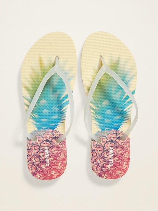View large product image 1 of 1. Patterned Flip-Flops For Women