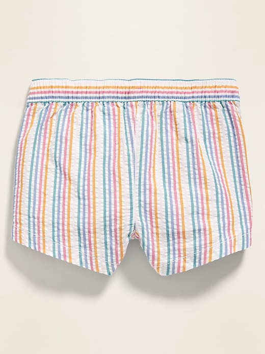 View large product image 2 of 3. Pull-On Seersucker Shorts for Toddler Girls