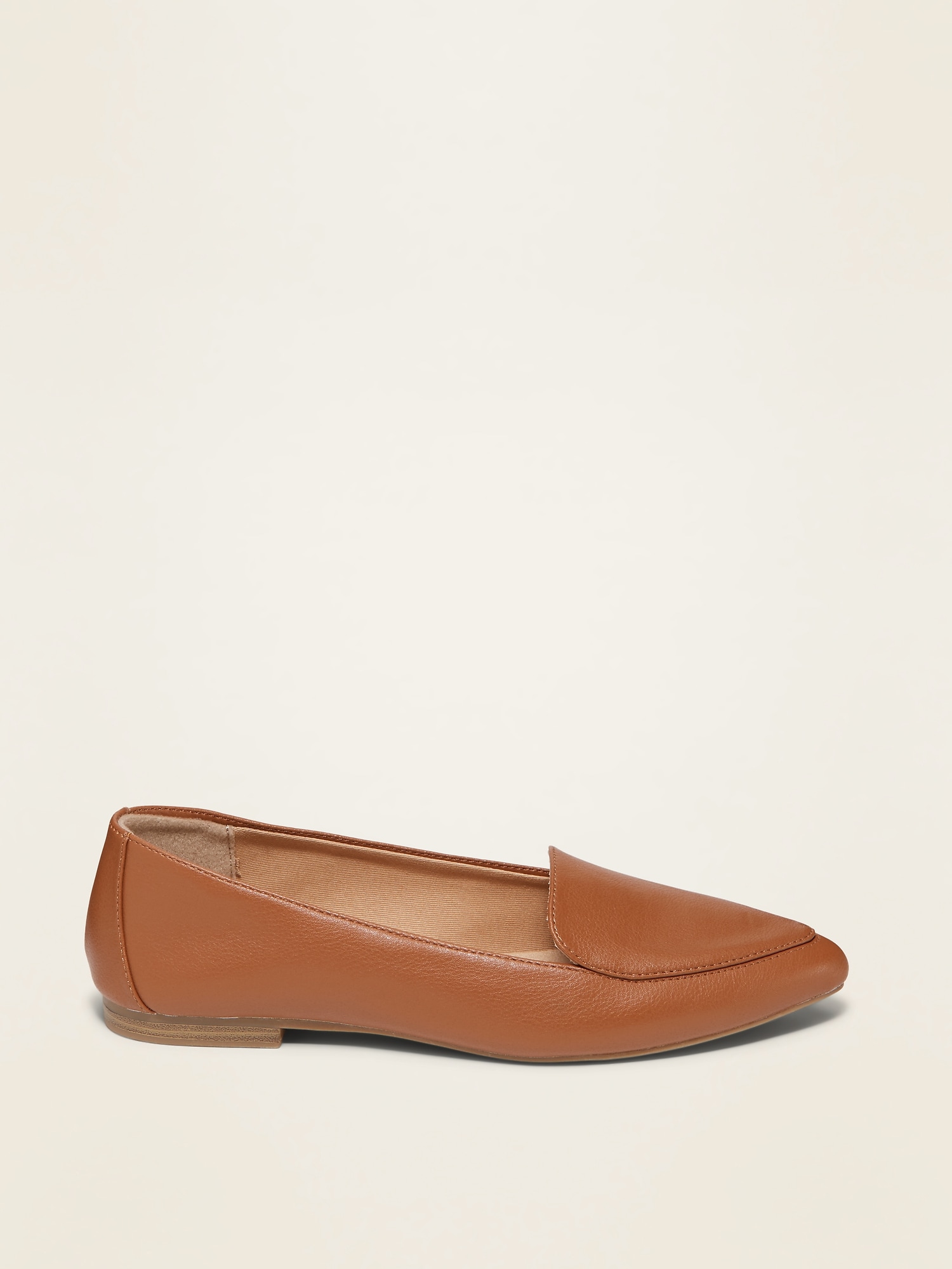 pointed leather loafers