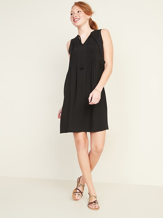 black swing dress old navy