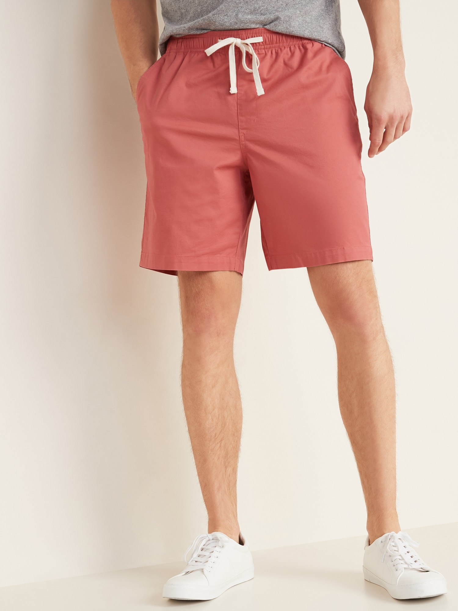 Mens twill jogger shorts new arrivals