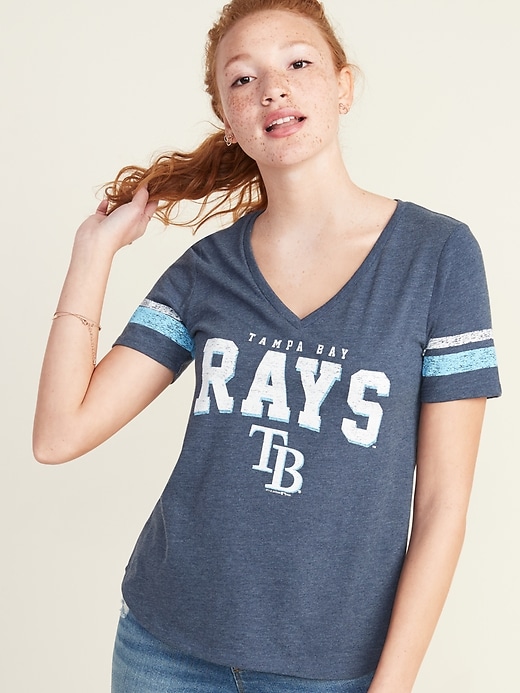 Old Navy, Tops, Mlb Tampa Bay Rays Short Sleeve T Shirt In Large