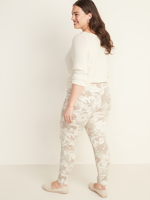 Image number 7 showing, High-Waisted Camo-Print Rockstar Super Skinny Jeans for Women