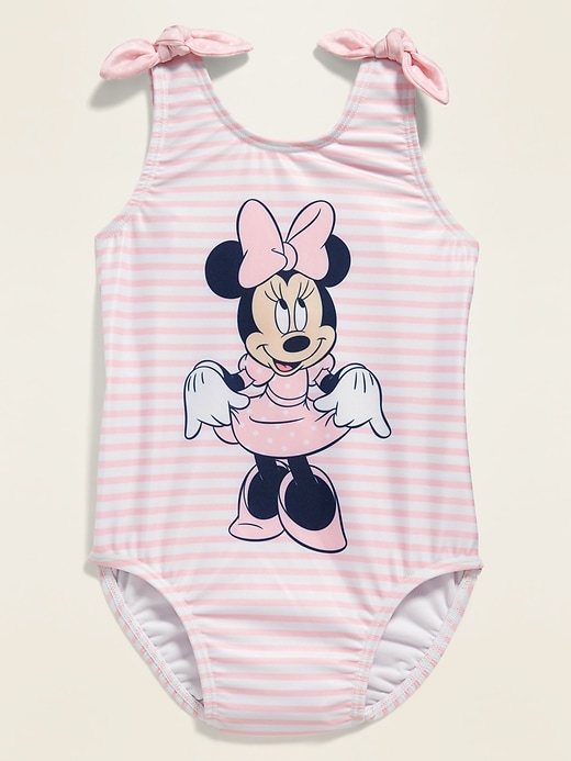 View large product image 1 of 2. Disney&#169 Minnie Mouse One-Piece Swimsuit for Toddler Girls