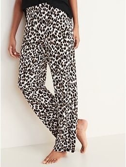 Straight Jersey-Knit Pajama Pants for Women | Old Navy