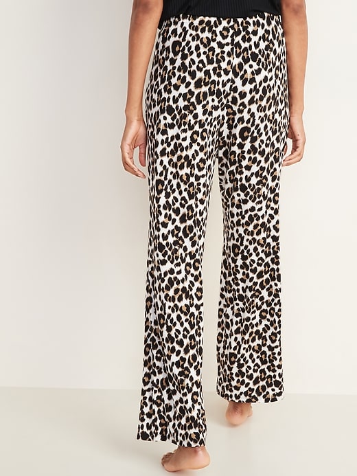Straight Jersey-Knit Pajama Pants for Women | Old Navy