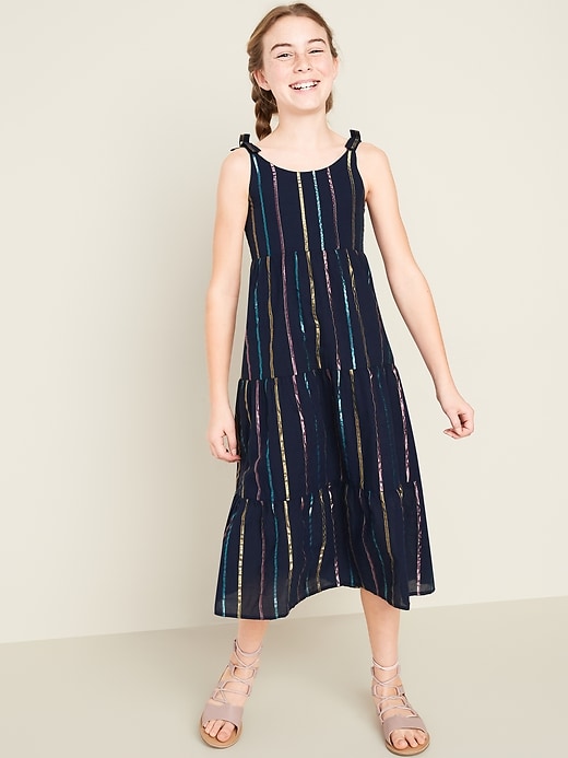View large product image 1 of 1. Tiered Maxi Dress for Girls