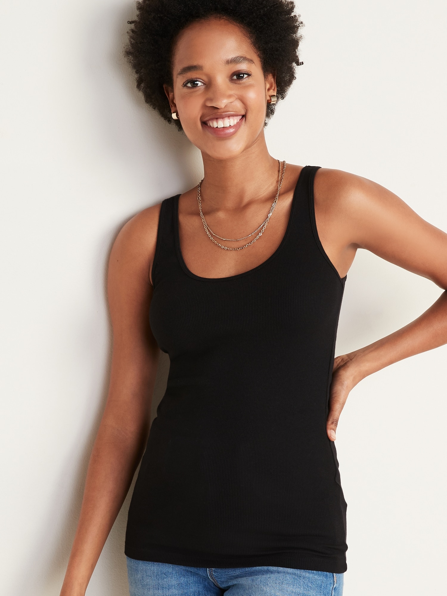 First Layer Rib Knit Tank Top 3 Pack For Women Old Navy
