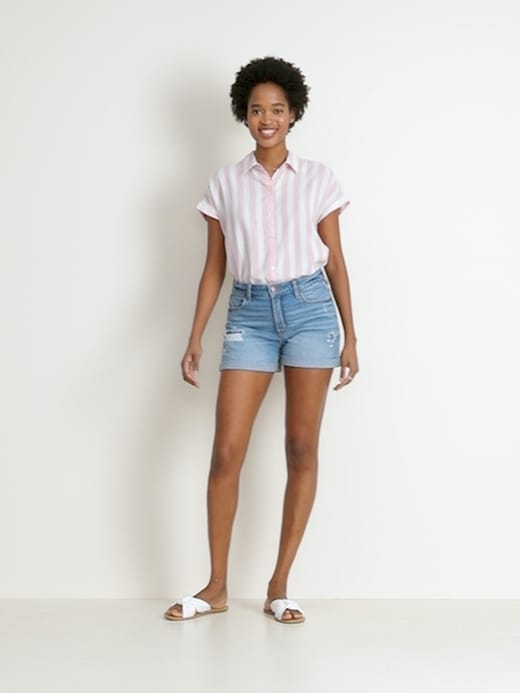 old navy high waisted shorts