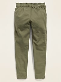 View large product image 3 of 3. Pull-On Cargo Chino Pants for Girls