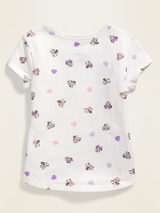 View large product image 2 of 2. Disney&#169 Minnie Mouse Printed Tee for Toddler Girls