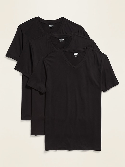 Oldnavy Soft-Washed V-Neck T-Shirt 3-Pack for Men