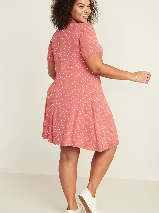 Image number 2 showing, Jersey-Knit Plus-Size Swing Dress