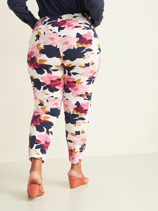 High-Waisted Secret-Slim Pockets Plus-Size Pixie Ankle Pants | Old Navy