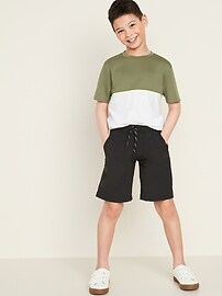 View large product image 3 of 3. Built-In Flex Tech Jogger Shorts For Boys