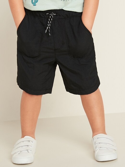 View large product image 1 of 1. Dry-Quick Functional-Drawstring Utility Shorts for Toddler Boys