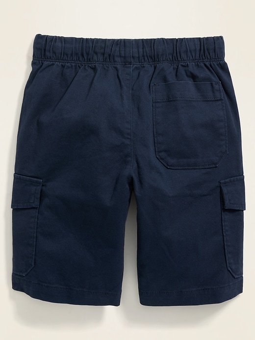View large product image 2 of 3. Straight Built-In Flex Functional-Drawstring Jogger Cargo Shorts