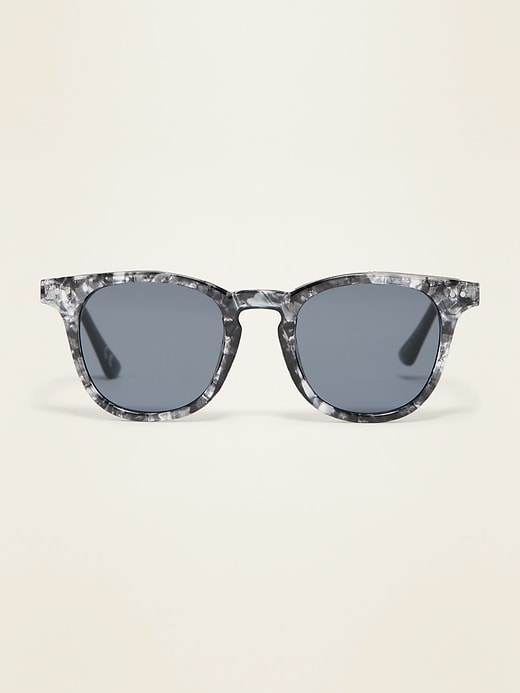 View large product image 1 of 3. Gender-Neutral Classic Thick-Framed Sunglasses for Adults