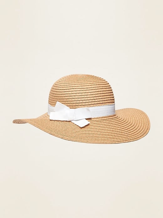 View large product image 1 of 1. Straw Sun Hat for Baby