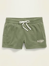 View large product image 3 of 3. Logo-Graphic French Terry Shorts -- 3-inch inseam