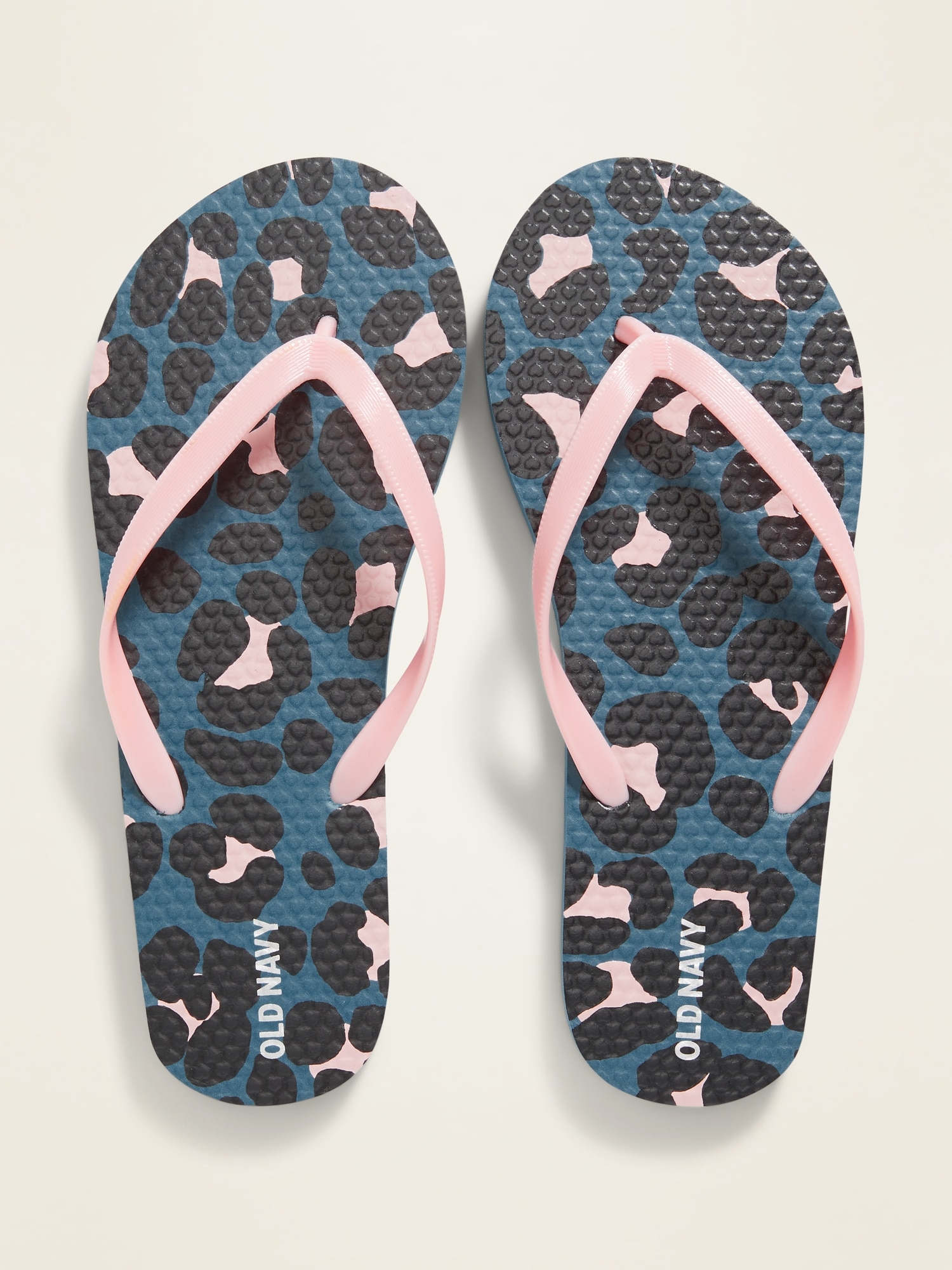 Old navy 2024 leopard flip flops