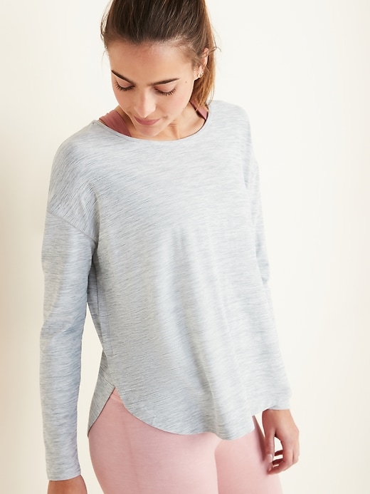 Old Navy Breathe ON Long-Sleeve Performance Top for Women. 1