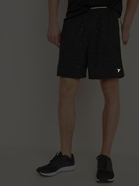 View large product image 3 of 3. Printed Quick-Dry Built-In Flex Run Shorts -- 7-inch inseam