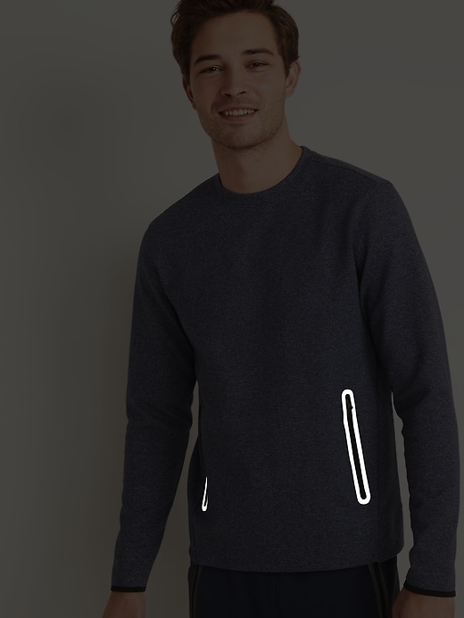 View large product image 2 of 2. Dynamic Fleece Zip-Pocket Sweatshirt