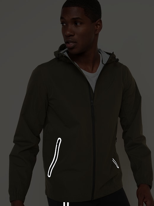 Image number 6 showing, Go-H20 Water-Resistant Hooded Rain Jacket