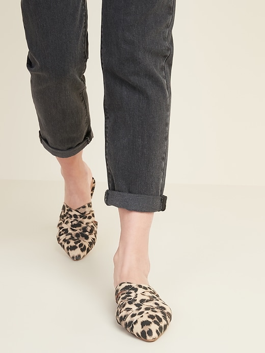 Image number 2 showing, Faux-Leather Braided Mule Flats