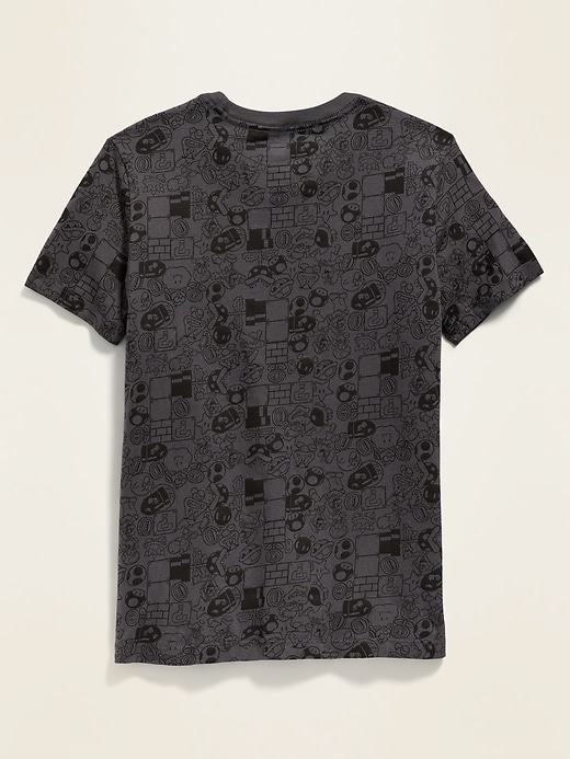 Gender-Neutral Super Mario&#153 Graphic Printed T-Shirt For Kids