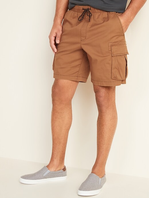 View large product image 1 of 2. Cargo Jogger Shorts - 9-inch inseam