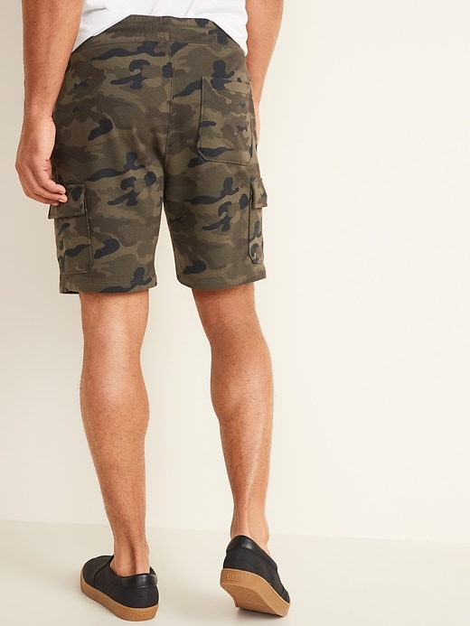 View large product image 2 of 3. Camo Cargo Jogger Shorts -- 7.5-inch inseam