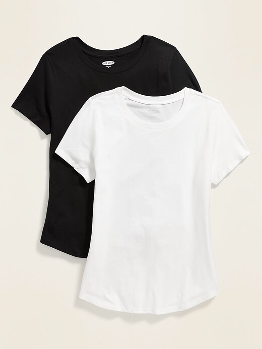 Image number 1 showing, EveryWear Crew-Neck T-Shirt 2-Pack