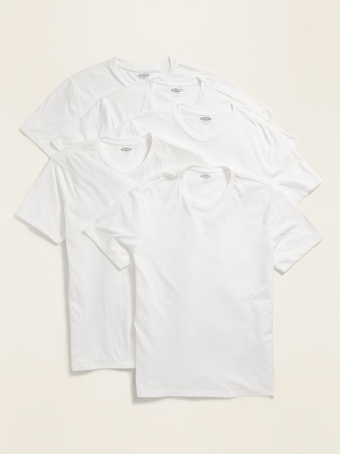 Soft-Washed Crew-Neck T-Shirt 5-Pack