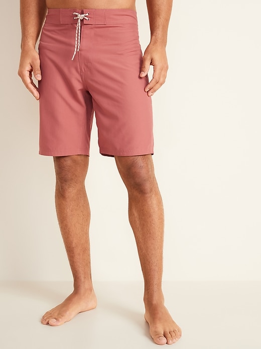 Solid-Color Board Shorts -- 10-inch inseam