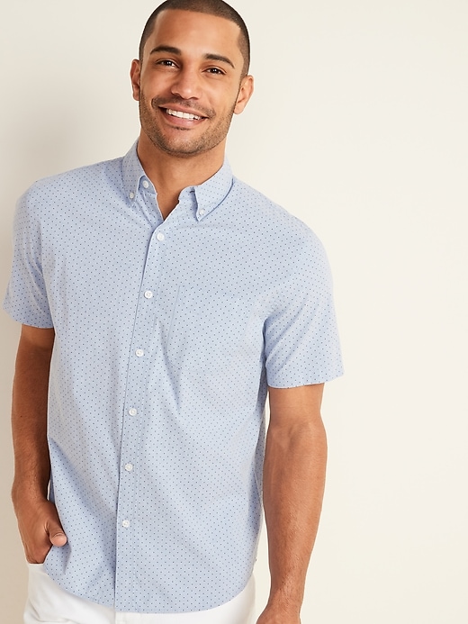 View large product image 1 of 1. Built-In Flex Everyday Short-Sleeve Shirt
