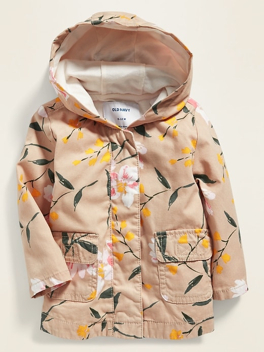 View large product image 1 of 2. Unisex Hooded Canvas Utility Jacket for Baby