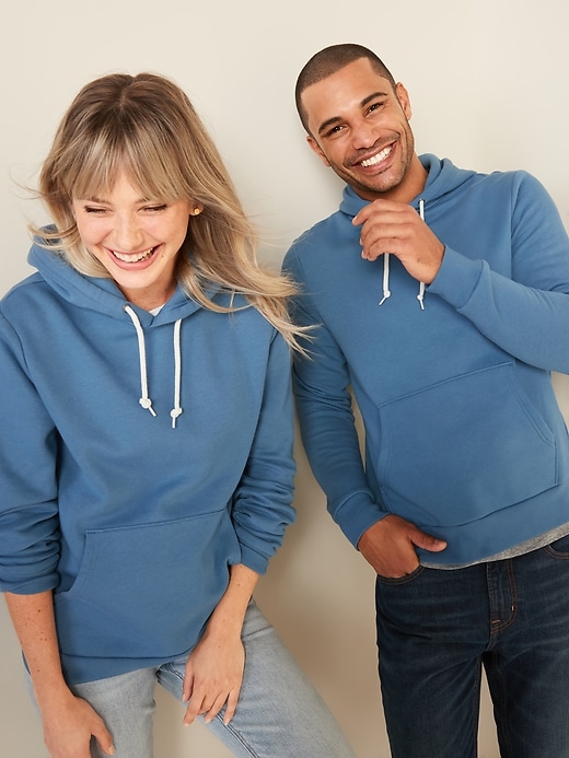 View large product image 1 of 2. Classic Gender-Neutral Pullover Hoodie for Adults