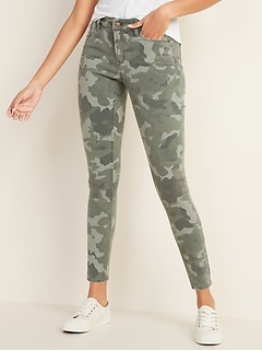 army fatigue skinny pants