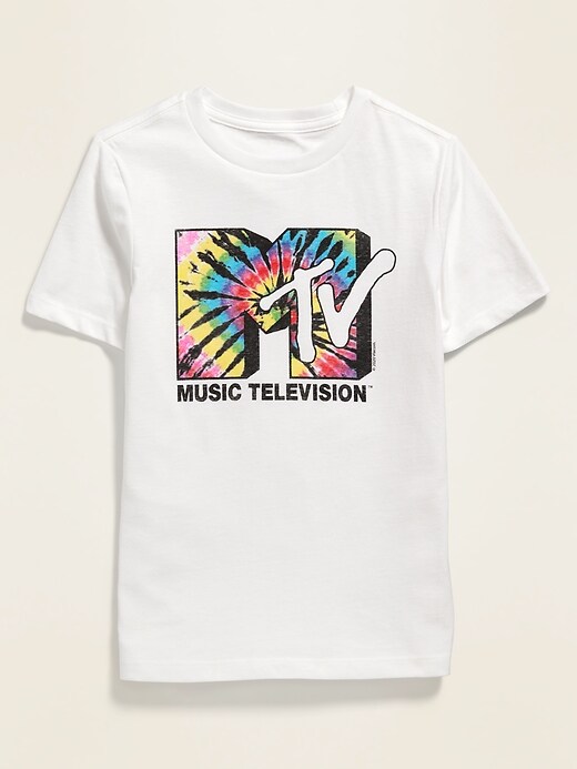 View large product image 1 of 2. MTV&#153 Graphic Tee for Boys