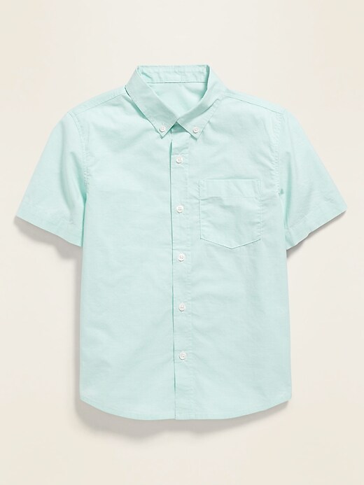 View large product image 1 of 1. Built-In Flex Short-Sleeve Shirt For Boys