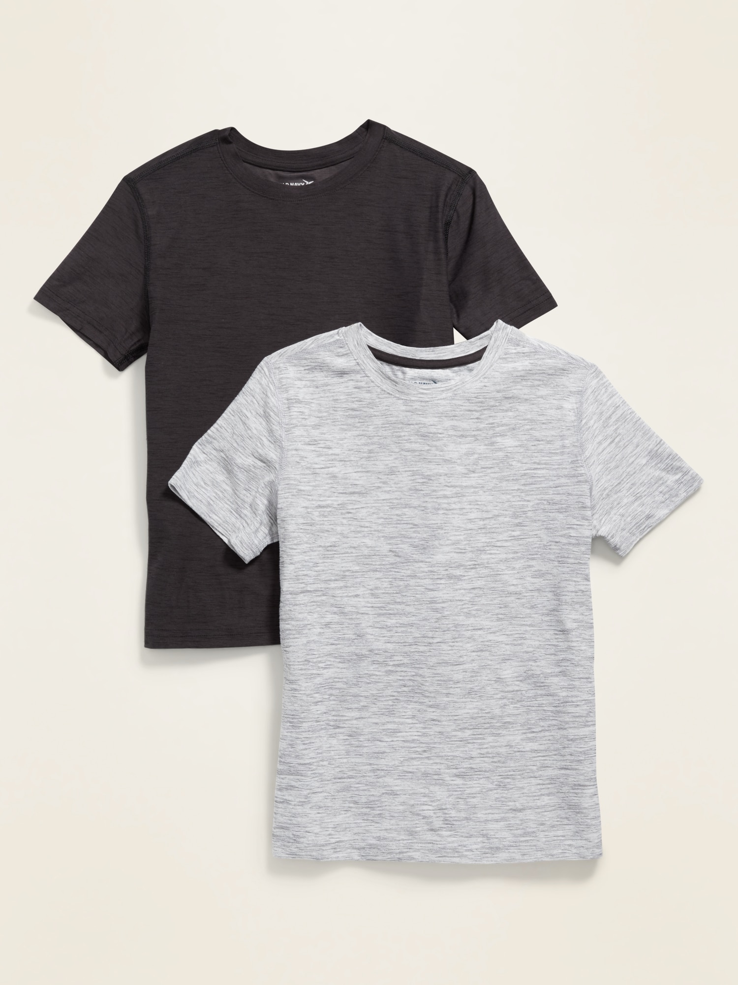 Old Navy Ultra-Soft Breathe On Tee 2-Pack For Boys gray. 1
