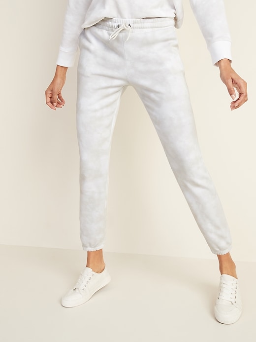 French Terry Cinched-Hem Sweatpants for Women | Old Navy