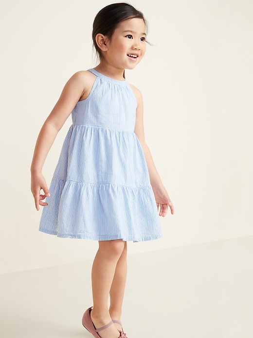 View large product image 1 of 1. Tiered Halter Dress for Toddler Girls